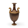 Thumbnail of Wedgwood Bronzed and Gilded Black Basalt Vase, England, 19th century, image 1