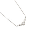 Thumbnail of A PLATINUM AND DIAMOND NECKLACE image 2