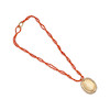 Thumbnail of A GOLD, CORAL AND SEED PEARL CAMEO NECKLACE image 3