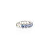 Thumbnail of A WHITE GOLD, SAPPHIRE AND DIAMOND RING image 3