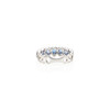 Thumbnail of A WHITE GOLD, SAPPHIRE AND DIAMOND RING image 2