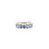 Thumbnail of A WHITE GOLD, SAPPHIRE AND DIAMOND RING image 1