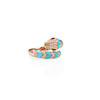 Thumbnail of A ROSE GOLD, HARDSTONE AND DIAMOND RING image 3