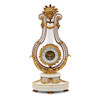 Thumbnail of Japy Freres Dore Bronze and Marble Lyre Clock, France, 19th century, image 1