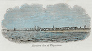 Thumbnail of Two Framed Woodcut Engravings of Edgartown Harbor image 4