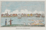 Thumbnail of Two Framed Woodcut Engravings of Edgartown Harbor image 3
