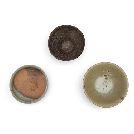 Three Glazed Bowls image 3