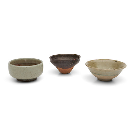Three Glazed Bowls image 1