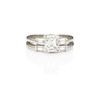 Thumbnail of A WHITE GOLD AND DIAMOND RING image 1