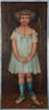 Thumbnail of Framed Portrait of a Girl in Blue Dress image 3
