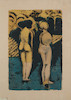 Thumbnail of Armando Morales (Nicaraguan, 1927-2011) Two Figures image size 24 x 16 in. image 4