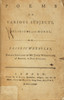 Thumbnail of FIRST BOOK PUBLICATION OF AN AFRICAN AMERICAN WOMAN. WHEATLEY, PHILLIS. 1753-1784. Poems on Various Subjects, Religious and Moral.... London A. Bell, sold by Cox and Berry, Boston, 1773. image 5