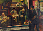 Thumbnail of Philip Herschel Paradise (1905-1997) East 5th (Street) 29 x 40 in. framed 37 1/2 x 48 1/2 in. (Painted in 1936.) image 1