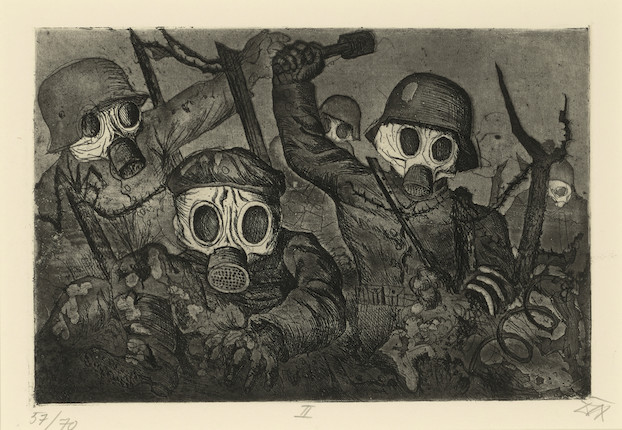 Otto Dix (1891-1969); Der Krieg (The War) (51 works); image 1