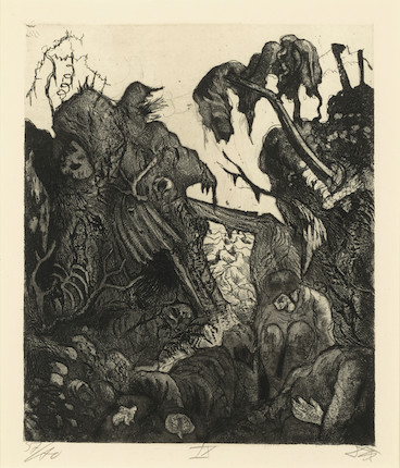 Otto Dix (1891-1969); Der Krieg (The War) (51 works); image 13