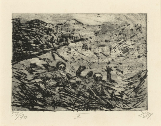 Otto Dix (1891-1969); Der Krieg (The War) (51 works); image 10