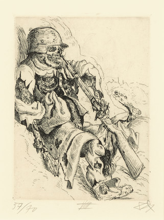 Otto Dix (1891-1969); Der Krieg (The War) (51 works); image 6