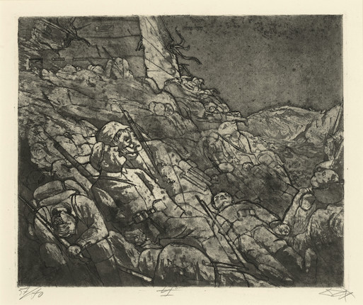 Otto Dix (1891-1969); Der Krieg (The War) (51 works); image 22