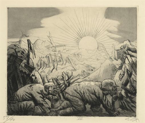 Otto Dix (1891-1969); Der Krieg (The War) (51 works); image 48