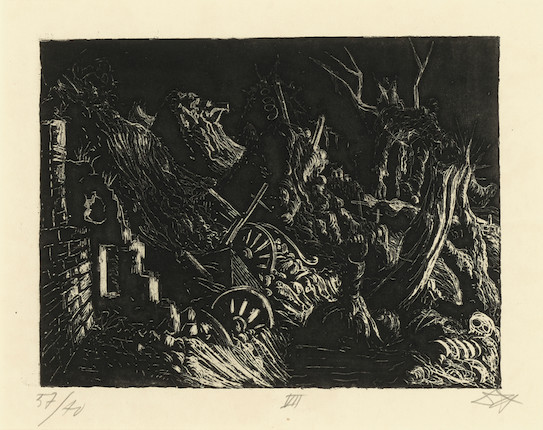 Otto Dix (1891-1969); Der Krieg (The War) (51 works); image 21