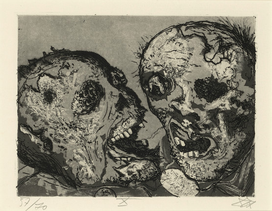 Otto Dix (1891-1969); Der Krieg (The War) (51 works); image 51
