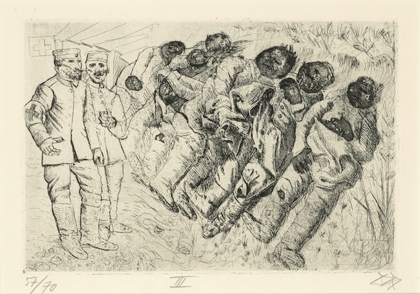 Otto Dix (1891-1969); Der Krieg (The War) (51 works); image 17
