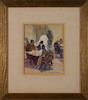 Thumbnail of Felicie Waldo Howell (American, 1897-1968) Tea Time 11 3/4 x 9 1/2 in. framed 19 x 17 1/2 x 1 in. image 2
