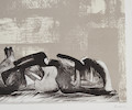 Thumbnail of Henry Moore (British, 1898-1986); Reclining Figure Interior Setting I; image 3