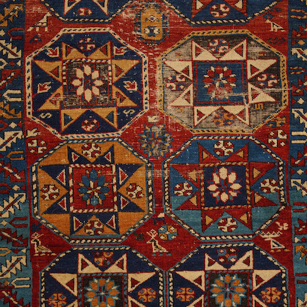 Shirvan Rug with Octagons Caucasus 2 ft. 7 in. x 4 ft. image 3