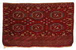 Thumbnail of Tekke Chuval with Six Gul Turreted Design Turkestan 2 ft. 6 in.  3 ft. 10 in. image 1