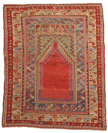 Mudjar Prayer Rug Anatolia 3 ft. 10 in. x 5 ft. 5 in. image 1