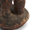 Thumbnail of A Voania ceramic sculpture of a couple Voania de Muba ht. 20, wd. 10 in. image 2