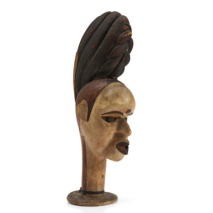 An Ekoi headdress ht. 16 3/4 in. image 1