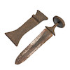 Thumbnail of A Teke or Laali short sword lg. 18 3/4 in. image 3