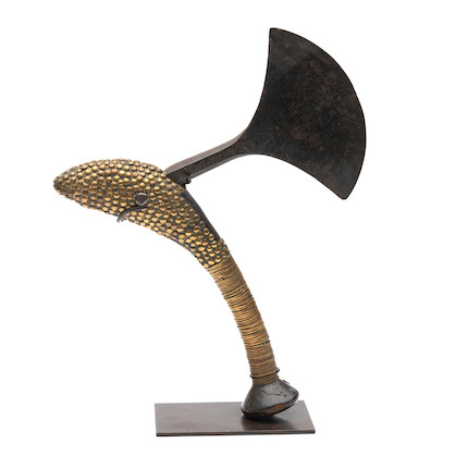 A Laali ceremonial axe ht. 16 1/2 in. image 5