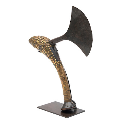 A Laali ceremonial axe ht. 16 1/2 in. image 1