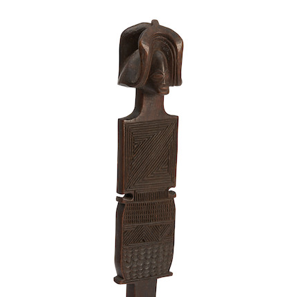 A Tschokwe ceremonial scepter ht. 23 in. image 5
