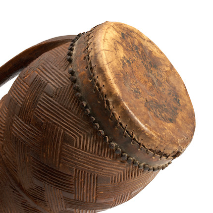 A Kuba drum ht. 29 in. image 3