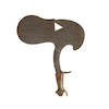 Thumbnail of A Kota or Ndzabi knife ht. 11 in. image 1