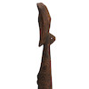 Thumbnail of A New Guinea carved wood war trumpet ht. 27 1/2 in. image 3