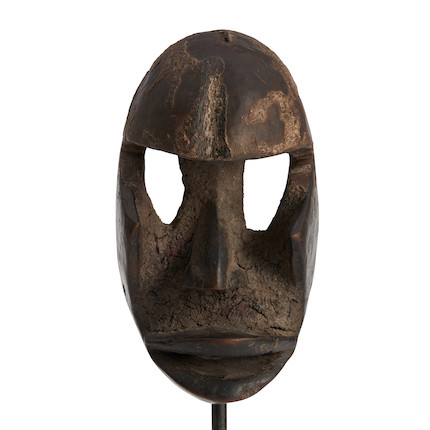 A Dan mask ht. 7 3/4, wd. 3 3/4 in. image 4