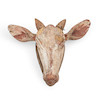 Thumbnail of Large Carved and Painted Wooden Cow Head image 3