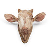 Thumbnail of Large Carved and Painted Wooden Cow Head image 1