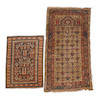 Thumbnail of Perepedil and Ivory Prayer Rugs Iran 2 ft. 5 in. x 3 ft. 3 in. and 2 ft. 9 in. x 5 ft. image 1
