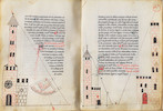 Thumbnail of MANUSCRIPT SCIENTIFIC DOCUMENT, 14TH CENTURY. Scientific miscellany, in Latin. Manuscript on vellum, 14th century. image 5