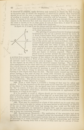 AMELIA EARHART'S ANNOTATED COPY OF BOWDITCH'S PRACTICAL NAVIGATOR. BOWDITCH, NATHANIEL. The American Practical Navigator.  Washington, D.C. Government Printing Office, 1926. image 13