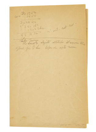 AMELIA EARHART'S ANNOTATED COPY OF BOWDITCH'S PRACTICAL NAVIGATOR. BOWDITCH, NATHANIEL. The American Practical Navigator.  Washington, D.C. Government Printing Office, 1926. image 9