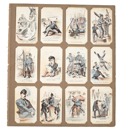 RARE CIVIL WAR CHROMOLITHOGRAPHS BY WINSLOW HOMER. HOMER, WINSLOW. 1836-1910. Life in Camp. Boston L. Prang & Co, 1864. image 6