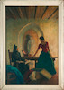 Thumbnail of Newell Convers Wyeth (American, 1882-1945) Ramona, frontispiece illustration (Señora Gonzaga Moreno and Ramona) 25 1/8 x 16 7/8 in. framed 28 x 19 1/2 x 1 1/4 in. image 2