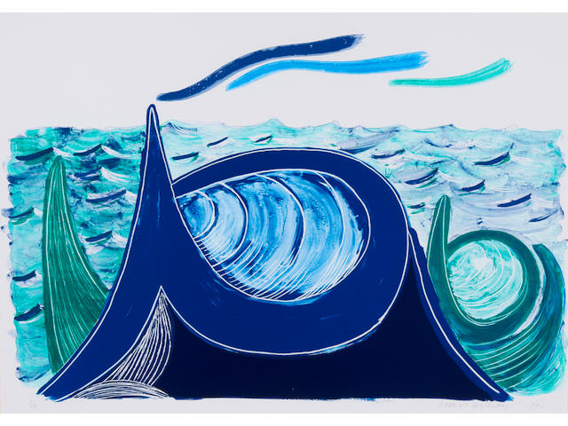 David Hockney (born 1937); The Wave;